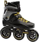 Rollerblade RB 110 Unisex Adult Fitness Inline Skate, Black/Saffron Yellow, Urban Performance Inline Skates