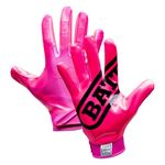 Battle Double Threat Football Gloves – Ultra-Tack Sticky Palm Receivers Gloves – Pro-Style Receiver Gloves, Adult