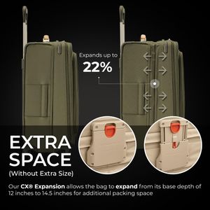 Briggs & Riley 66cm Spinner Suitcase – Olive