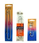 Artonezt Pony Crochet Knit Knitting Needle Aluminium Stitch Holder Set of 3 (Sizes: Big, Med and Small) Sewing Yarn Craft Knitting Tools