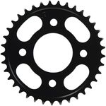 Kitaco 535-1452037 Driven Sprocket Rear Steel Black 37T Grom (JC92) Monkey 125 (JB03) etc