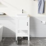 Homecart 18” Bathroom Vanity and Si