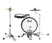 Pearl Drum Set 2-pc. Drum Kit Compact Traveler Cymbals and Hradware Not Included (PCTK1810)