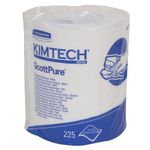 KIMBERLY-CLARK PROFESSIONAL Kimtech Prep Scottpure Critical Task Wipers (06193), Disposable, Low Lint Wipes, White, 6 Rolls / Case, 225 Sheets / Roll, 1,350 Sheets / Case