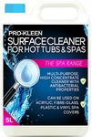 Pro-Kleen Antibacterial Hot Tub & Spa Surface Cleaner Spray - Removes Harmful Bacteria, Oil & Grease (5 Litres)