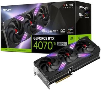 PNY nVidia Geforce RTX 4070 Ti Super 16GB XLR8 Gaming Verto Epic-X RGB Overclocked Triple Fan DLSS 3 Graphics Cards