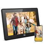 KODAK Digital Photo Frame WiFi 10 Inch HD IPS Touchscreen Smart Electronic Photo Frame Cloud with App, 16GB Memory, Support USB and SD Card, Automatic Rotation, Share Pictures, Music, Videos, Black