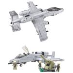 General Jim's A-10 Warthog Military Building Block Bricks Set US Air Force Military Fighter Jet A10 Plane