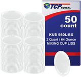 Custom Shop /TCP Global (Box of 50 Lids - Half Gallon Size) Exclusively Fits Custom Shop /TCP Global 64 Ounce Paint Mix Cups