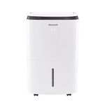 Honeywell Large SqFt Design & Filter Change Alert, TP70WKN, White TP70WK 70 Pint Energy Star Dehumidifier for Basement & Large Room Up to 4000 Sq Ft. with Anti-Spill Design