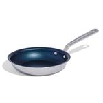 Made In Cookware - ProCoat 8" Non Stick Frying Pan (Harbour Blue) - 5 Ply Stainless Clad Nonstick - Professional Cookware - Made in Italy - Induction Compatible