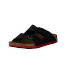 Birkenstock Professional Arizona, Unisex-Adult Mules, Black (black Ls Black/red), 7 UK