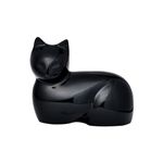 Royal Rapture Cat Kitty Figurine Pet Urn For Ashes Cremation Funeral Memorial Love Urns decorative|Alloy| (Black Cat, 5") RCM04-01