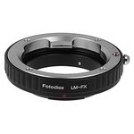 Fotodiox FX-LM-FX1 Lens Mount Adapter - Leica M Rangefinder Lens to Fujifilm X-Series Mirrorless Camera Body, Black