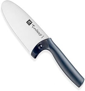 ZWILLING Twinny Stainless Steel Children's Chef's Knife, 10cm, Rounded Blade, Child-Friendly Design, Plastic Handle, Blue