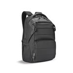 Gear Aspire 3 Faux Leather 17"/25L Medium Water Resistant laptop Backpack/Casual Backpack/Daypack/Travel Backpack/College Bag For Men/Women(Black-Black)