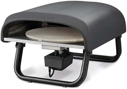 Enders® Pizzaofen PACO™ Rotate, Pizzastein rund, Thermometer, Pizza, Edelstahlbrenner, 4kW, Cordierit-Pizzastein 30,5cm, rotierend, stufenlos regulierbarer Edelstahlbrenner #31316