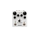 NUX Ace of Tone Dual Stacked Overdrive Pedal, NDO-5, White