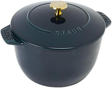 staub La Cocotte de Gohan Z1026-040 La Cocotte de Gohan LaMer L 7.9 inches (20 cm) Brass Knob Specifications Rice Pot, Rice Cooker, 3 Pieces, Cast Iron Pot, Induction Compatible