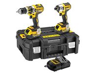 Dewalt DCK259M2T 18 V XR Li-Ion Brushless Combi Drill and Impact Driver Twin Pack