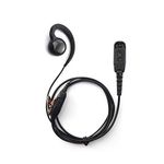 ProMaxPower C-Shape Swivel Earpiece Headset with PTT Button & Microphone for Motorola Two-Way Radios XPR7350e, XPR7550, XPR7580, XiR-P8268, MTP850, APX4000