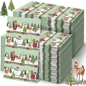 Seajan 200 Pcs Green Christmas Guest Napkins Disposable Hand Towels for Bathroom Guest Towels Paper Napkins Paper Hand Towel Paper Guest Towels Disposable Guest Napkins for Bathroom Wedding