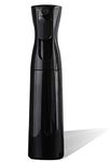 Black Hair Spray Water Bottle Continuous Pressurized 360 Fine Mist Sprayers Refillable Empty Plastic Mister for Skin Care Hairstyling Plants Cleaning 300ml 10oz