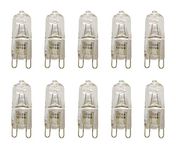 VSTAR G9 Halogen Bulb,Clear G9 Bi-pin Base,120V 40W Base G9 Halogen Bulbs (10pack)