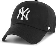 47 Black and White Cleaning Hat, New York Yankees Black, One Size