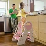 Glamore 3 Step stools for Kids, Tod