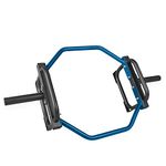 CAP Barbell 50-Inch Olympic Trap Bar | Hex Bar | Shrug Bar | Deadlift Bar | Blue