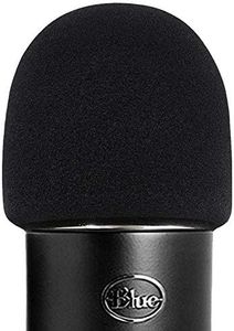 Pop Filter Windscreen Microphone Sponge Foam Cover For Blue Yeti Pro Condenser Mic Black