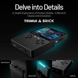 Trimui BRICK Retro Handheld Gaming Console – Portable Classic Games