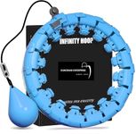 Infinity Hoop Smart Weighted Hula Hoop - Smart Hula Hoop Fit- Exercise Hoola Hoop Exercise Equipment- Adult Hula Hoops for Exercise- Hula Hoops for Women Weight Loss
