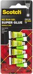 Scotch Super Glue Gel, 4-Pack of Si