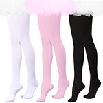 Ballet Dance Tights Ultra Soft Transition Girls Student Footed Tight(Toddler/Little Kid/Big Kid)