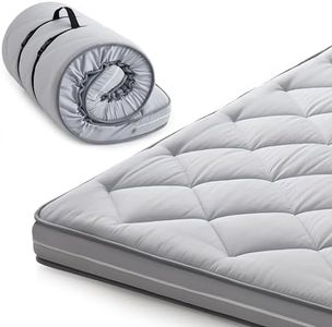 Jamdok 4Inch Twin Cot Mattress Topper,3-Layer Structure Foldable Floor Mattress,Gel Memory Foam,Removable Cover,Portable Roll Up Sleep Pad(75X38X4“)