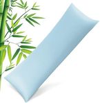 Pillowcases Body Size,Cooling Viscose Pillow Cases with Zipper Closure, Cool & Breathable Pillow Cover for Hot Sleepers and Night Sweats, 20" x 54"