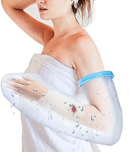 SUPERNIGHT Waterproof Full Arm Cast Cover Protector for Shower, Reusable Adult Cast Sleeve Bag Cover to Keep Wound and Bandage Dry, Waterproof Cast Cover for Broken Hand, Elbow, Wrists, Arms