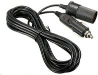 5m 12V Car Cigarette Cigar Lighter Adapter Extension Cable Cord Lead Socket Plug