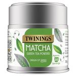 Twinings Matcha Green Tea Powder Tin - Organic Ceremonial Grade Matcha Powder from Japan, Tea for Health & Self Care, Vegan Friendly, Enjoy Hot or Cold, 30g