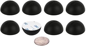 Hudson Hi-Fi 1.25" Platinum Silicone Hemisphere Bumper, Non-Skid Isolation Feet with Adhesive - 20 Duro - 8 Pack Black, 1.25" Hemisphere - 8 Pack