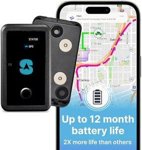 Spytec GPS MAX 12 Month Weatherproof Long Term Tracker w/Magnetic Mount for Cars, Vehicles, Loved Ones, Equipment, Trailers, RV - Unlimited Worldwide Real-Time GPS Tracking - Low Cost Plan