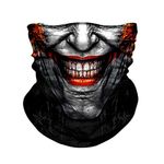 JOEYOUNG Skull Face Mask - UV Sun Dust Protection Neck Gaiter, Half Motorcycle Face Mask Skull Bandana Mask, Seamless Headwear Tube Mask for Fishing Hunting Cycling