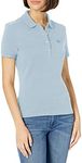 Lacoste Women's Short Sleeve Slim Fit Stretch Pique Polo Shirt, Rill, 8