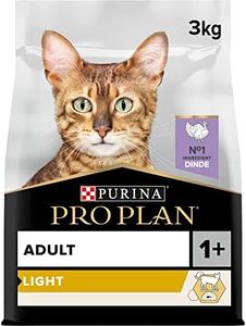 PURINA PRO PLAN | Light Adult 1+ | Riche en Dinde | Croquettes | Chat | Sac de 3kg