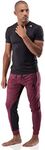 Anthem Athletics Dominance Men's Jogger Sweatpants - Zipper Pockets - Bodbybuilding, Lifting, Workout & Running - Iron Oxblood - Medium