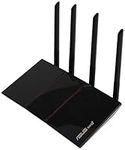 ASUS RT-AX55 (AX1800) Dual Band WiFi 6 Extendable Router, Subscription-Free Network Security, Instant Guard, Parental Controls, Built-in VPN, AiMesh Compatible, Gaming & Streaming, Smart Home