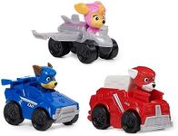 PAW Patrol: The Mighty Movie, 3-Piece Pup Squad Vehicle Gift Pack, with Mighty Pups Chase, Skye & Marshall Toy Cars, Kids Toys for Boys & Girls Ages 3 and Up