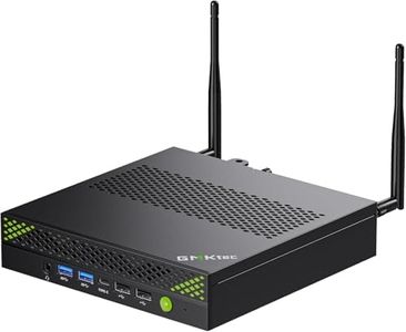 GMKtec Mini PC Intel Core i9 13900HK(Turbo 5.4GHz) 32GB DDR5 1TB SSD NVMe Mini Computers Workstation Quad 8K Display, 8XUSB Ports/COM/HDMI/DP 2.5G LAN WiFi6 & BT 5.2 Office Business K10